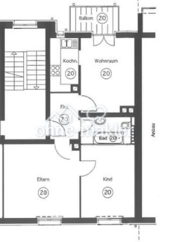 Grundriss Whg 20