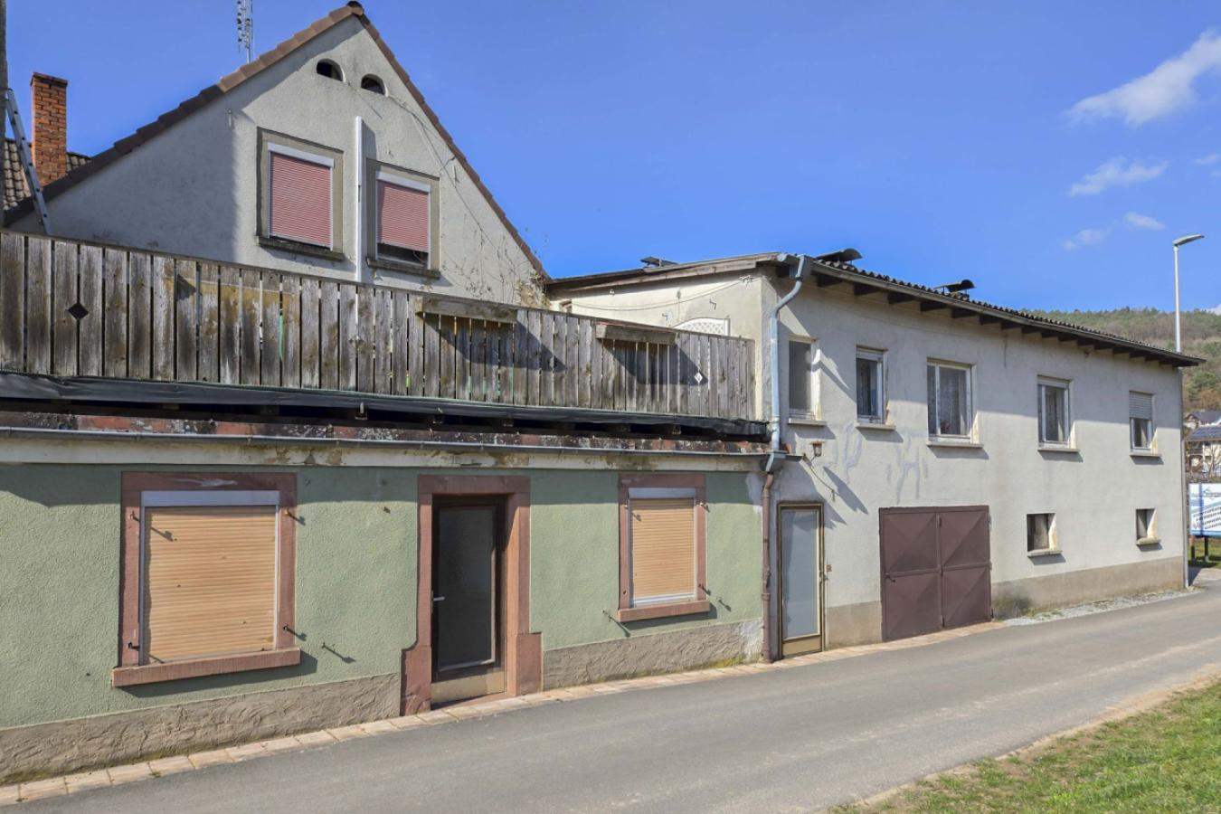 Ansicht Ursprungshaus mit Anbau