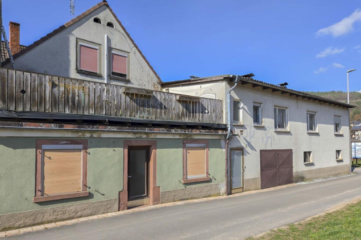 Ansicht Ursprungshaus mit Anbau