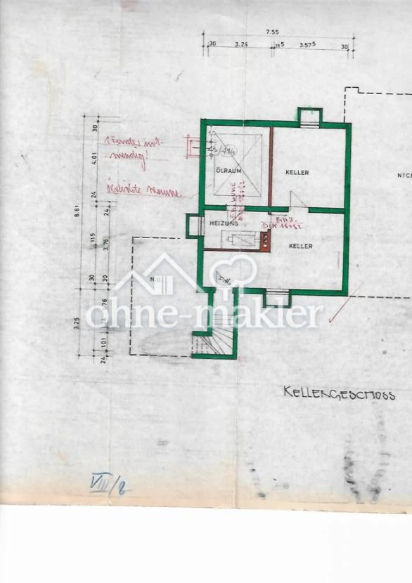 Grundriss Keller