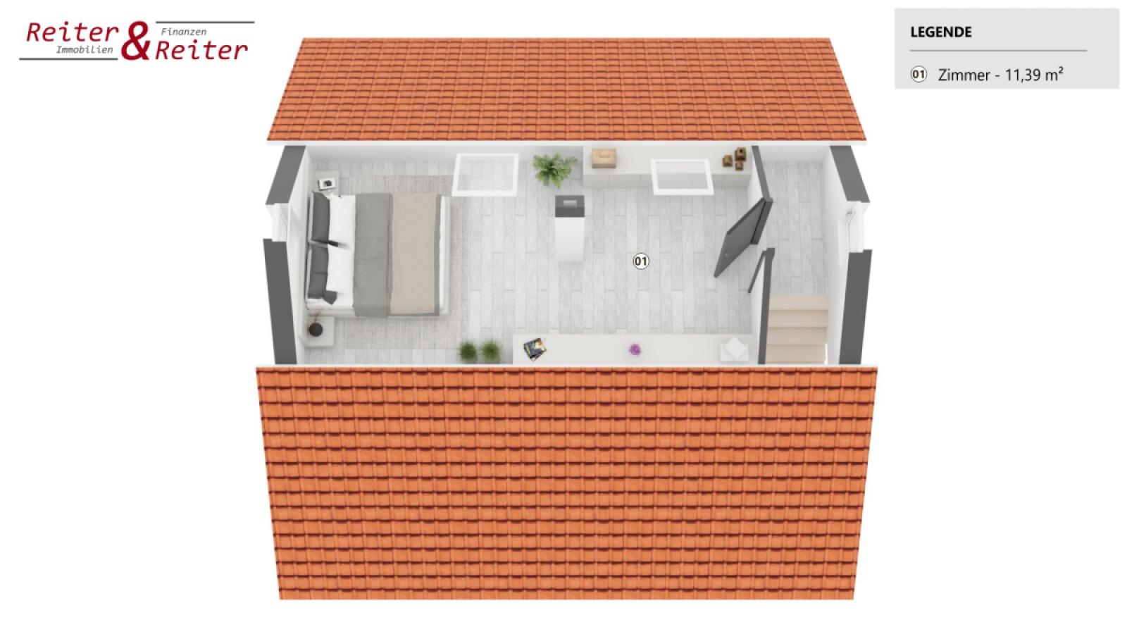 Grundriss - 2 Dachgeschoss