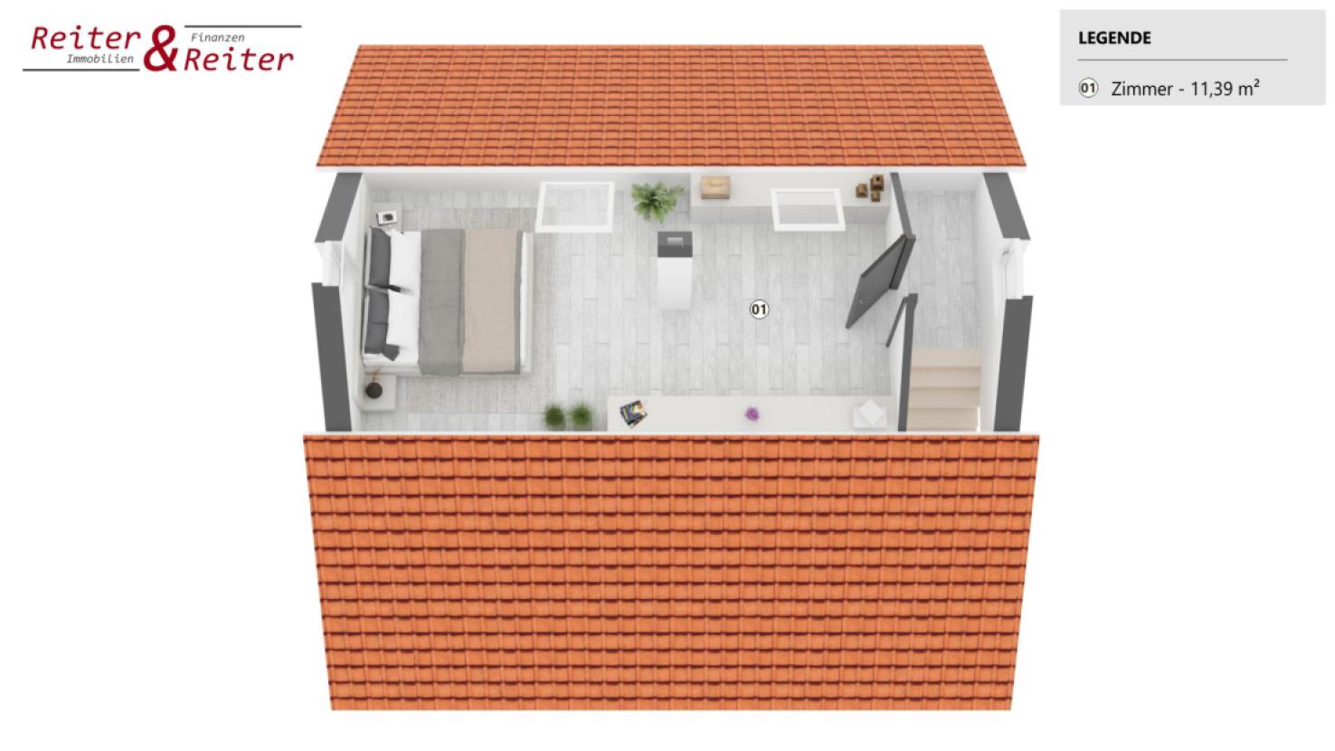 Grundriss - 2 Dachgeschoss