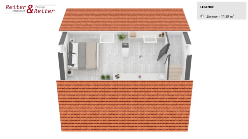 Grundriss - 2 Dachgeschoss