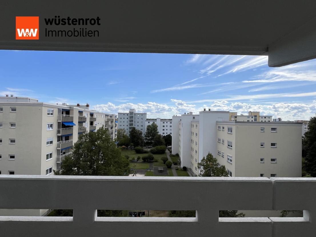 Blick vom Balkon