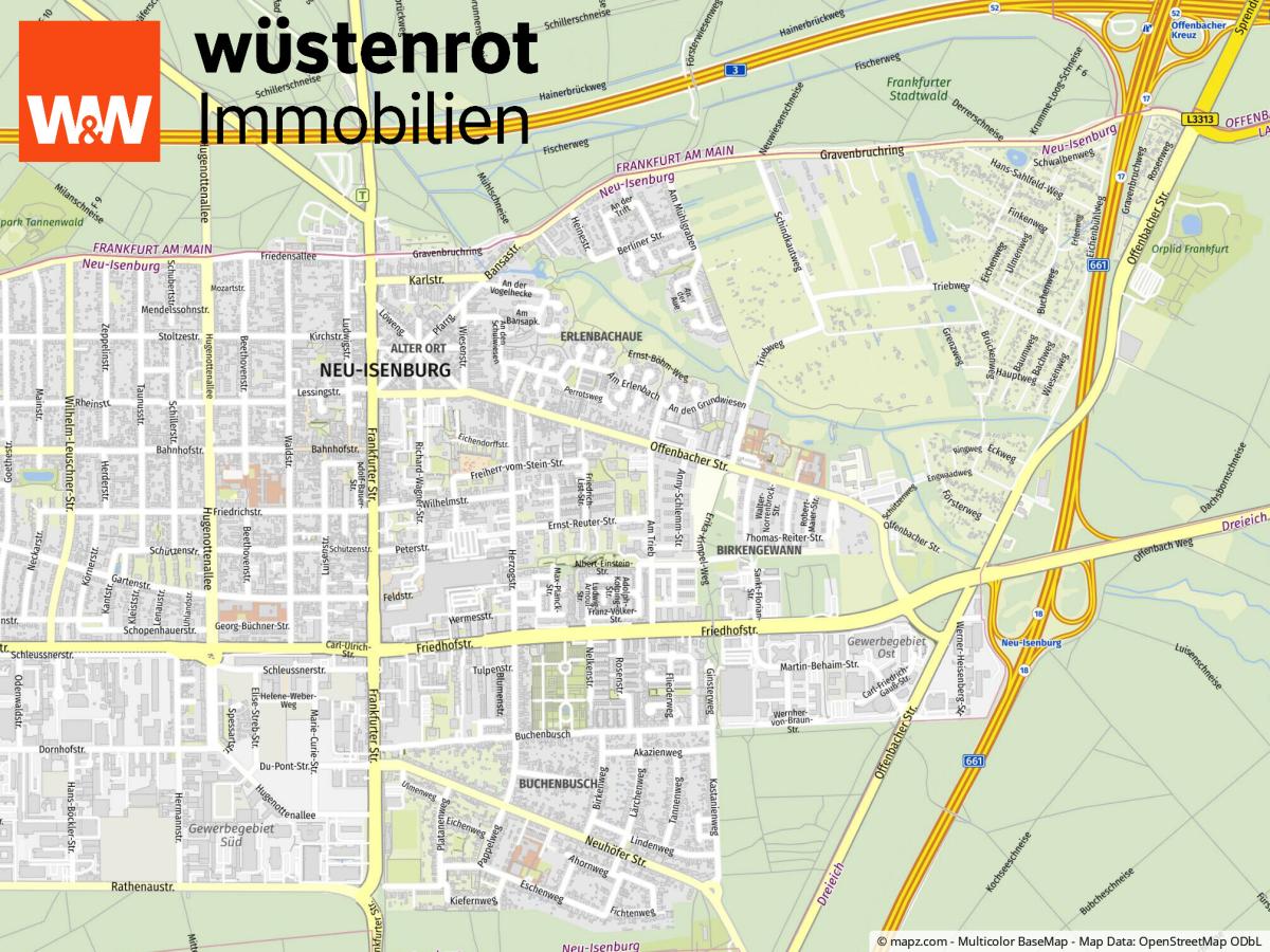 Kartenausschnitt