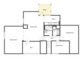 Grundriss Skizze 3. Etage