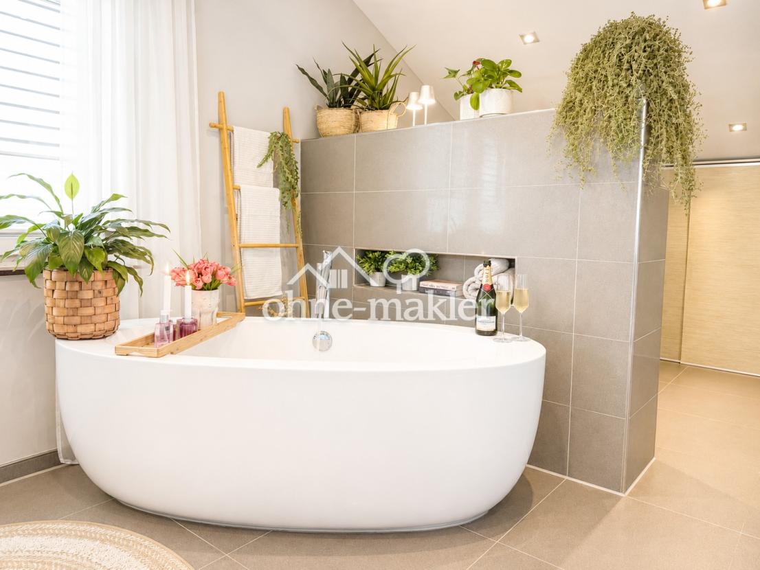 Freistehende Badewanne