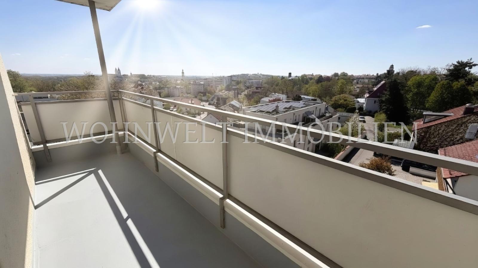 Blick über den Balkon