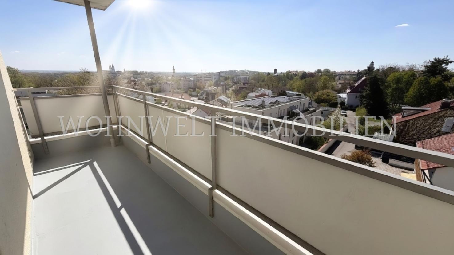 Blick über den Balkon