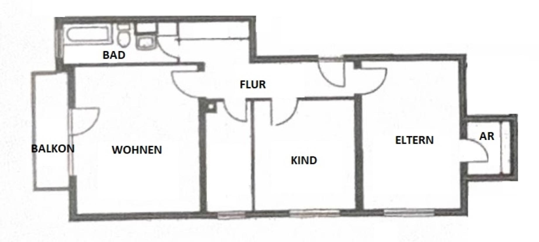 Grundriss 1.OG