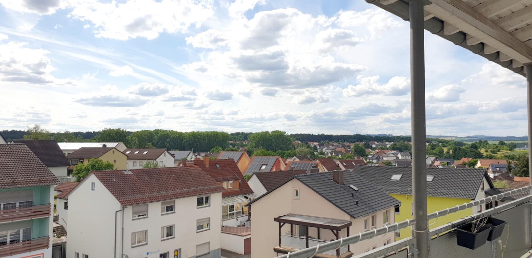 Ausblick Balkon