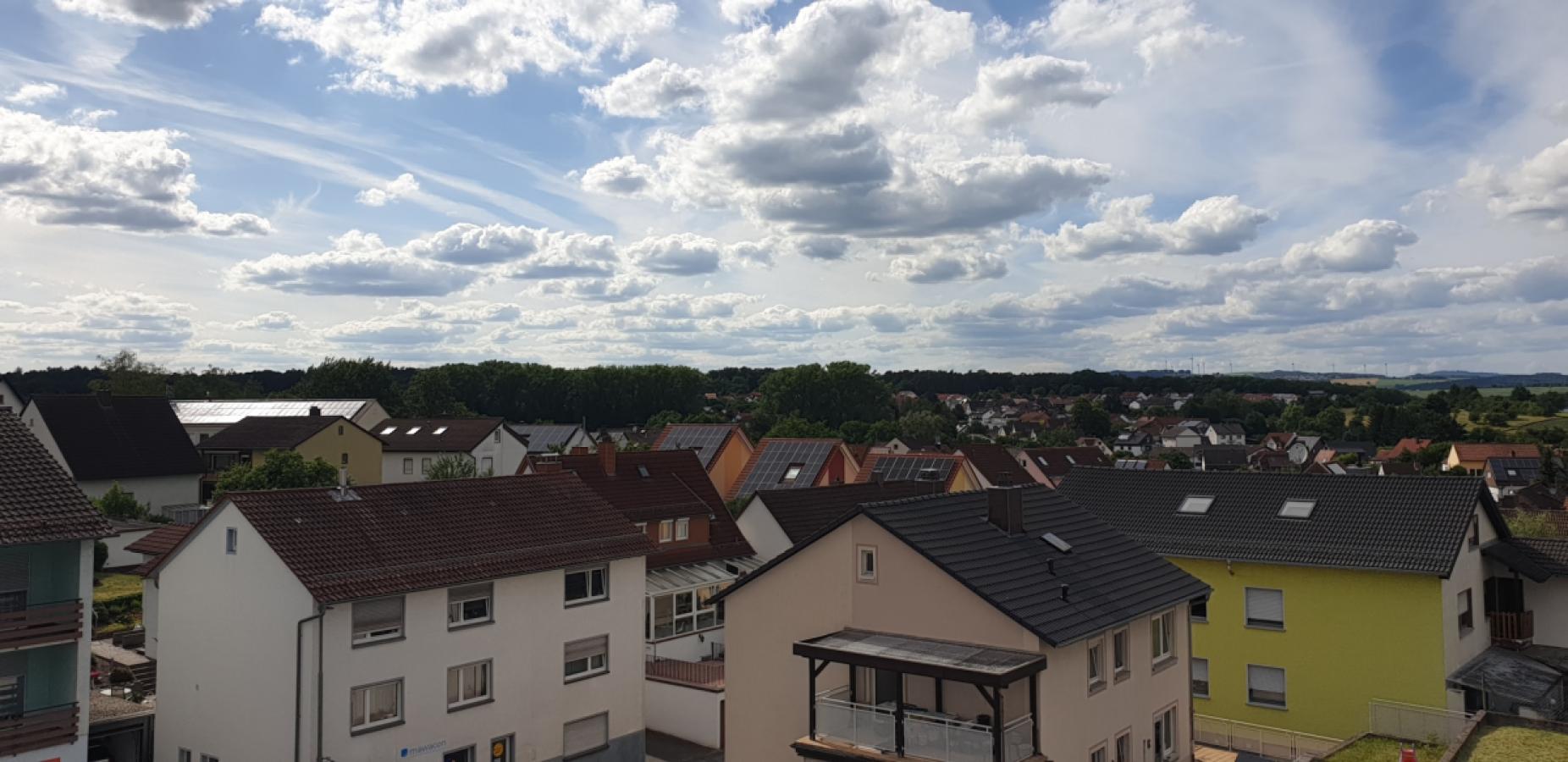 Ausblick Balkon