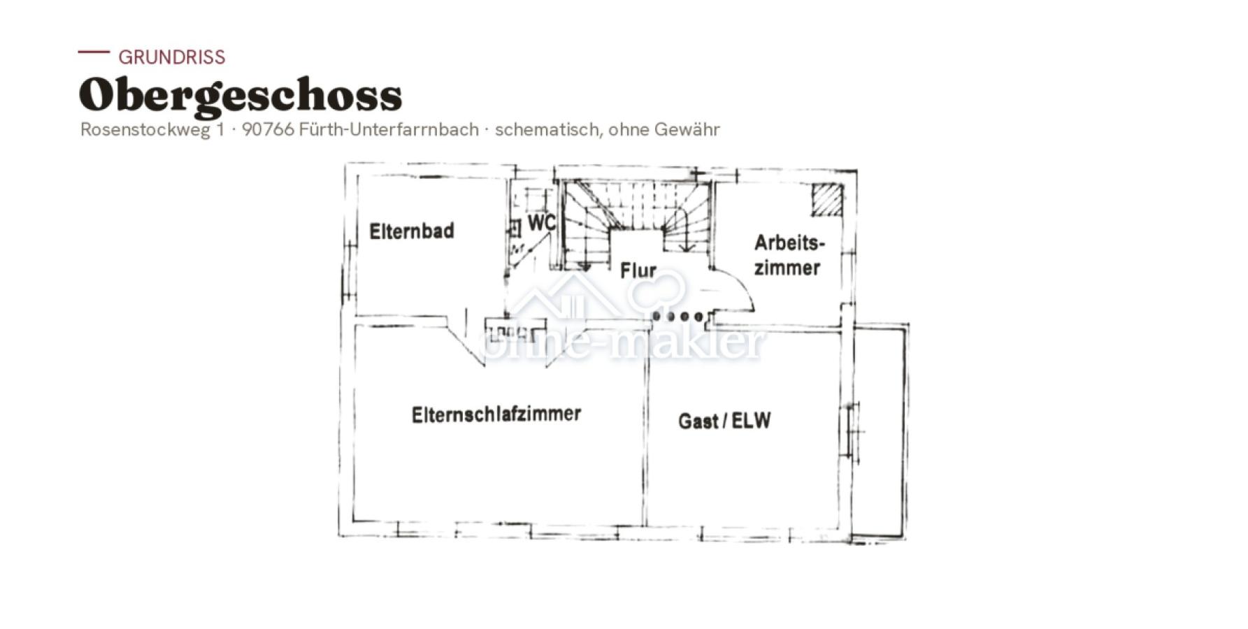 Grundriss Obergeschoss