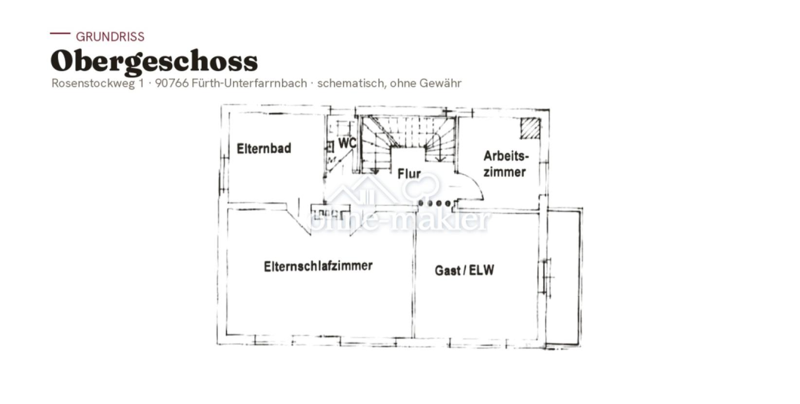 Grundriss Obergeschoss