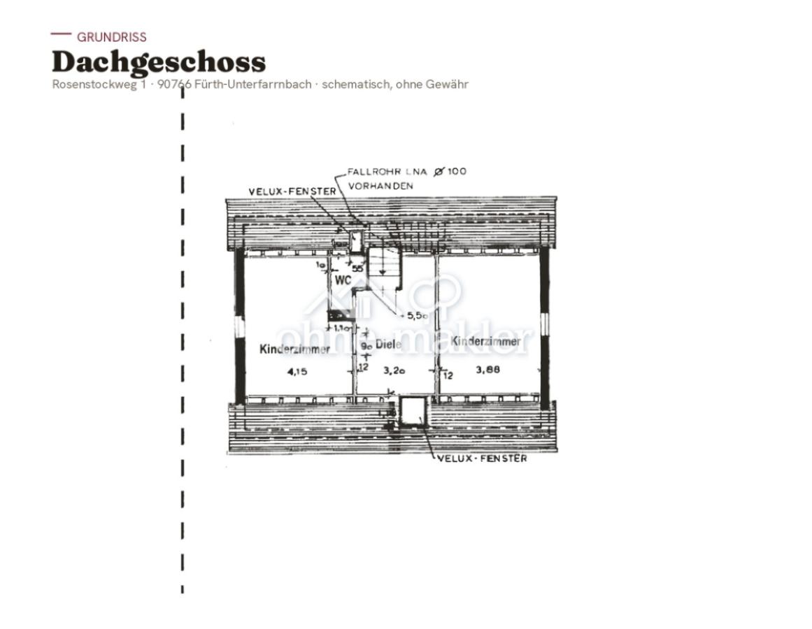 Grundriss Dachgeschoss