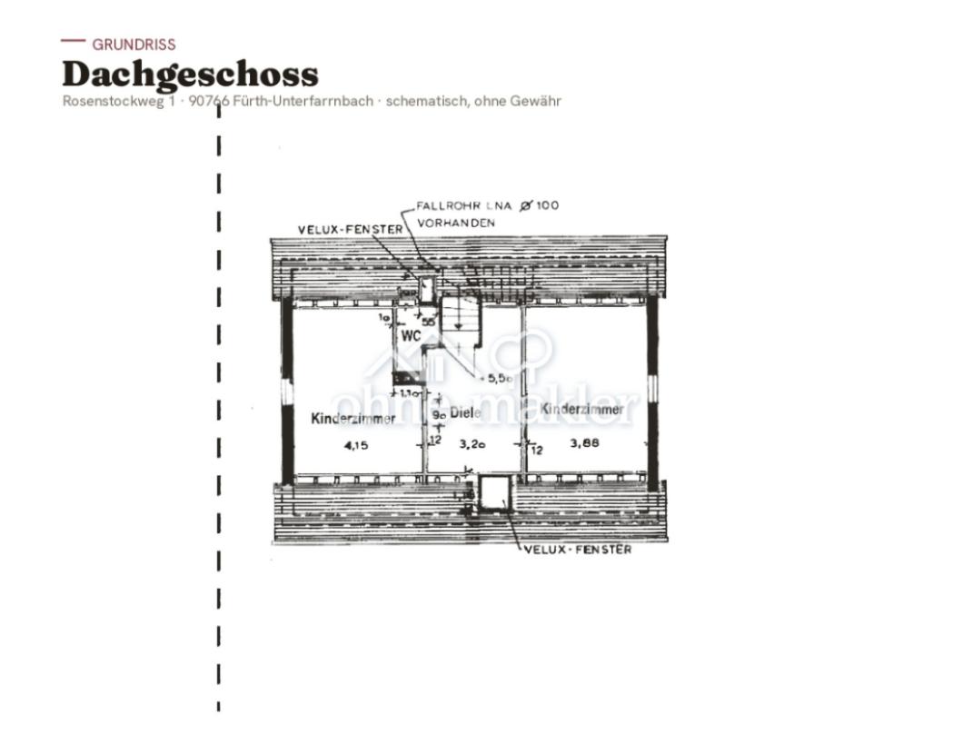 Grundriss Dachgeschoss