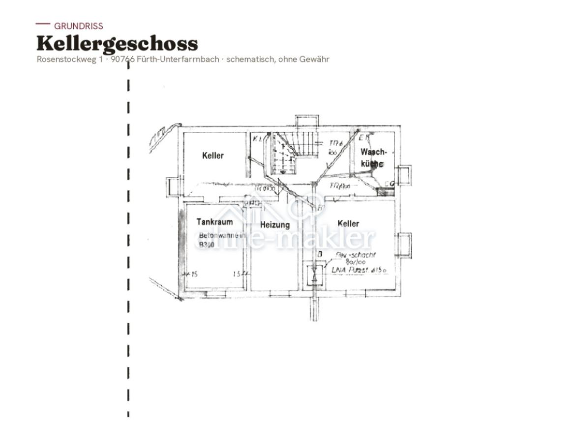 Grundriss Kellergeschoss