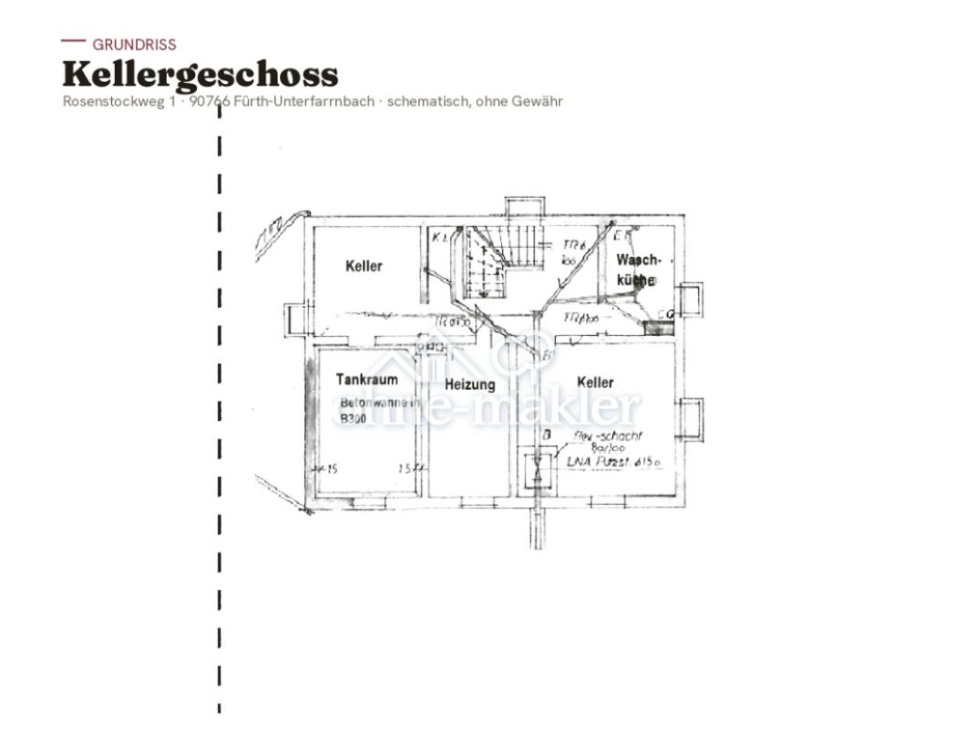 Grundriss Kellergeschoss