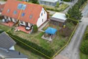 Luftaufnahme Garten Hinterhaus