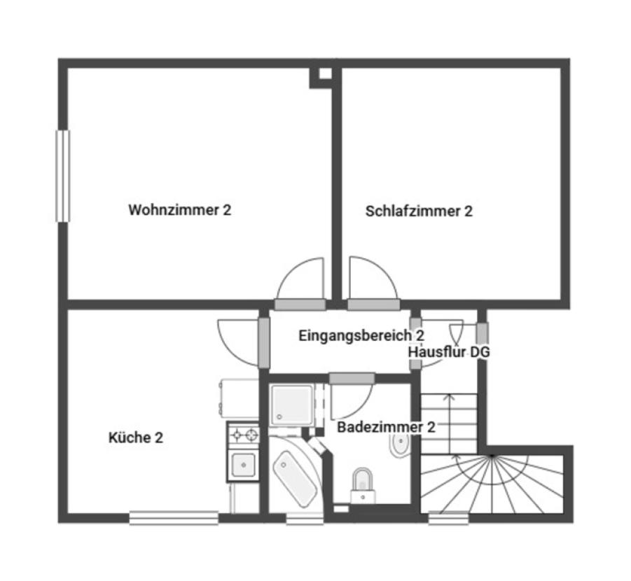 Grundriss Skizze 1.OG