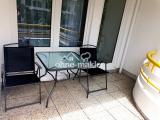 Balkon Edelstahl-Tisch + Stühl