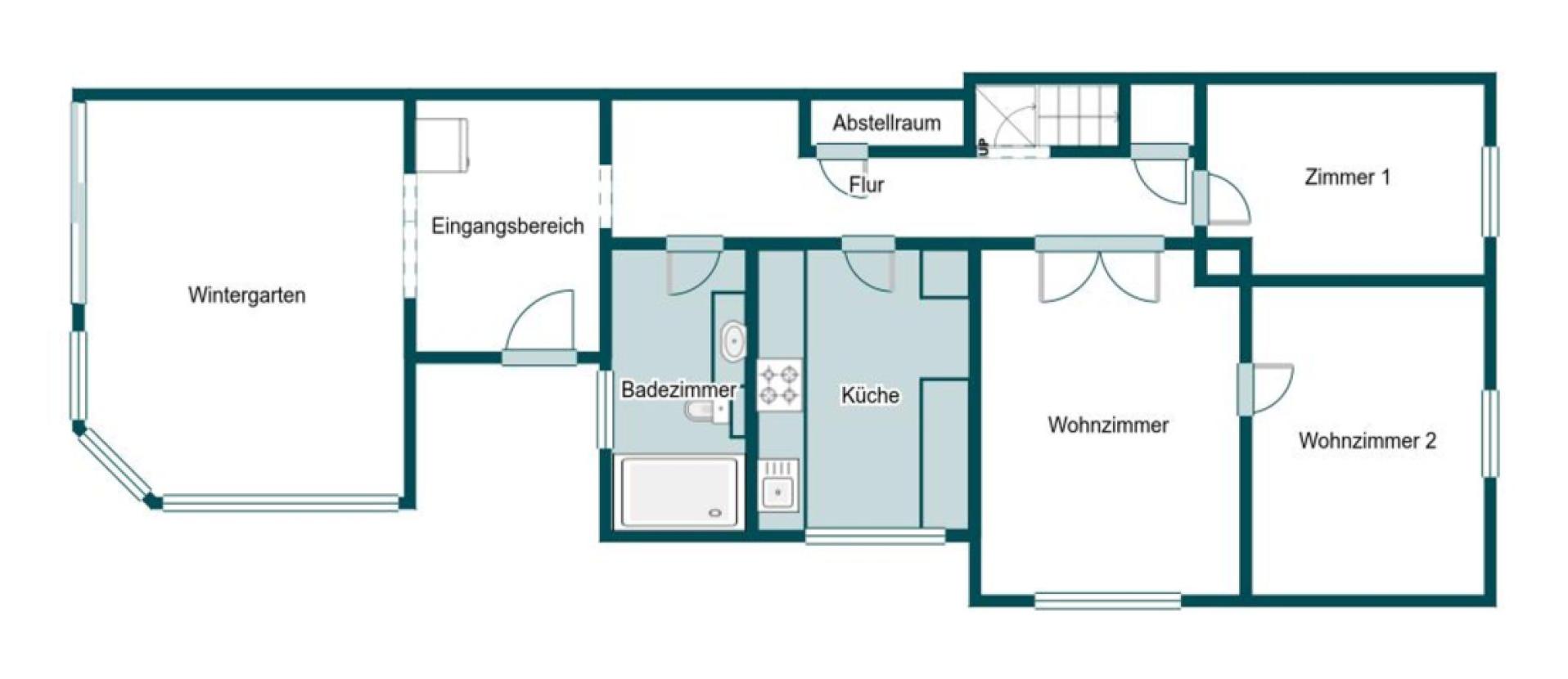 Grundriss Skizze EG
