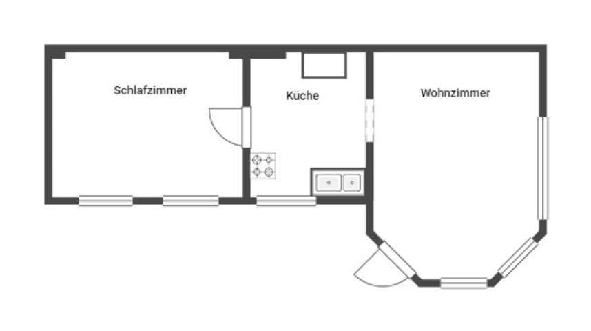 Grundriss Skizze