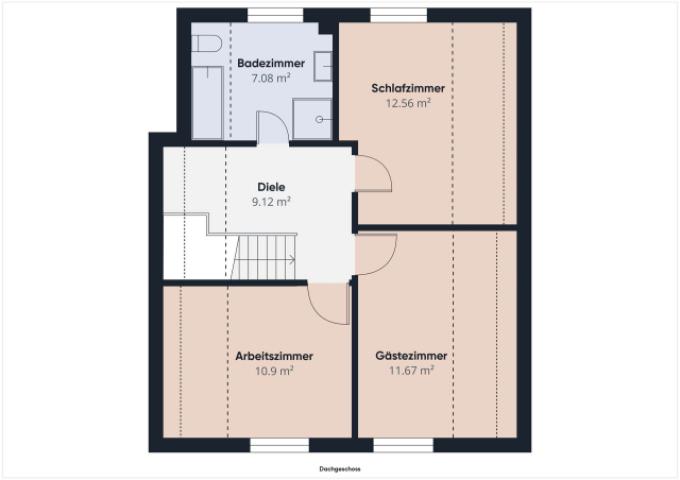 Grundriss Dachgeschoss