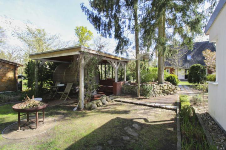 Sauna mit Garten