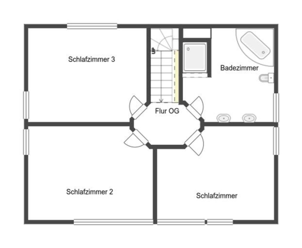 Grundriss Skizze OG