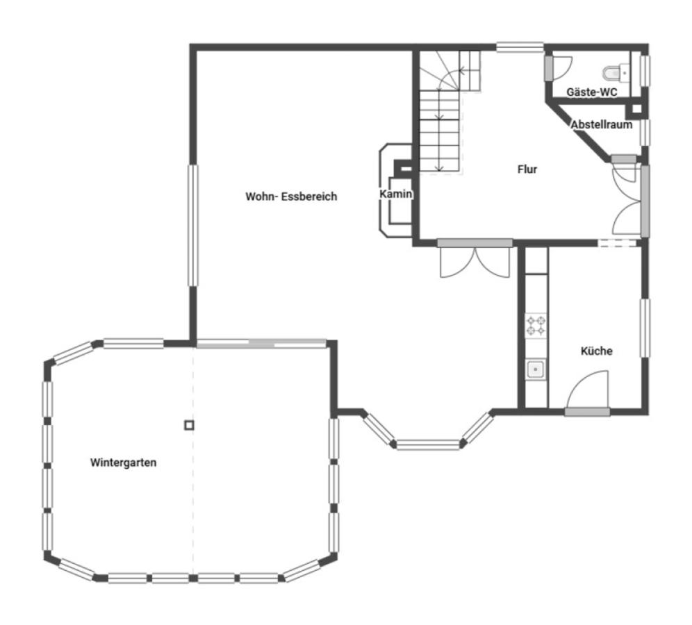 Grundriss Skizze EG