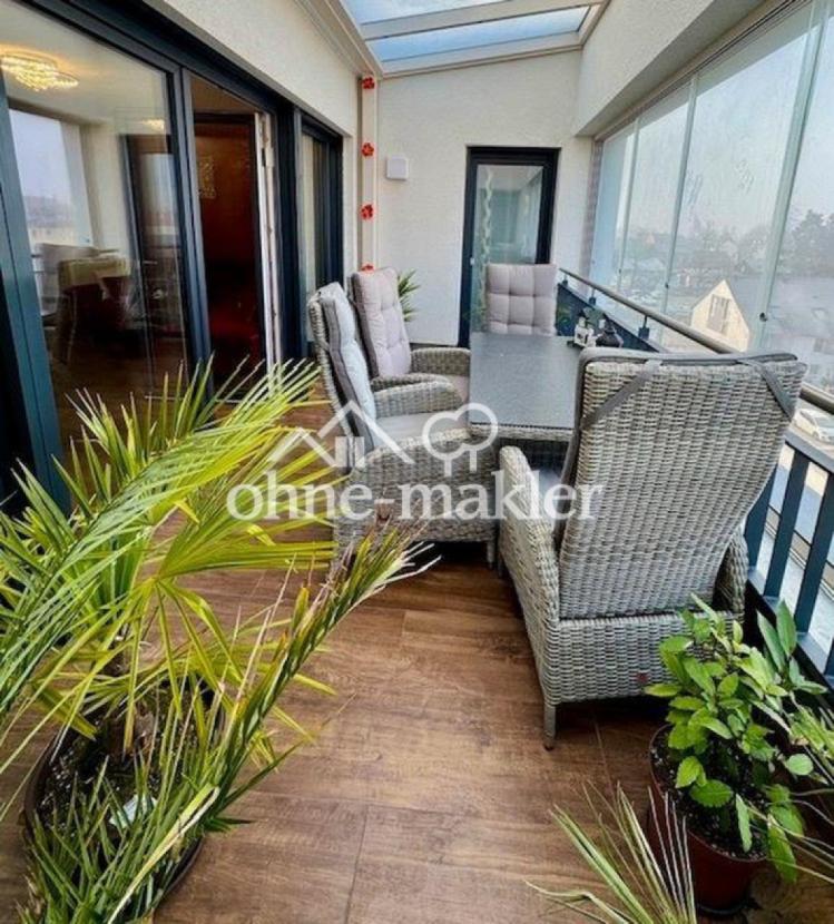 Überdachte Dachterrasse