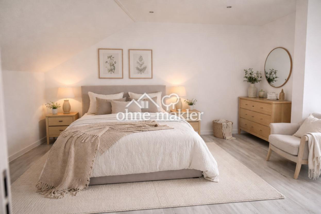 Schlafzimmer mit KI generiert