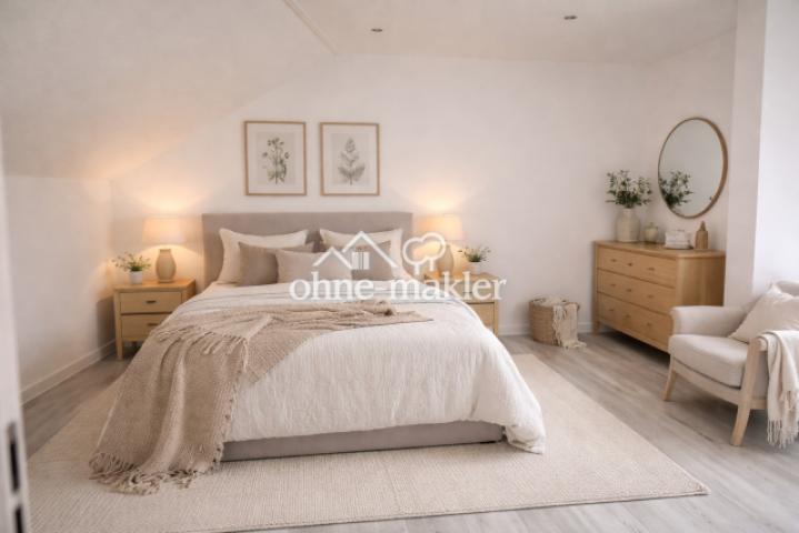 Schlafzimmer mit KI generiert
