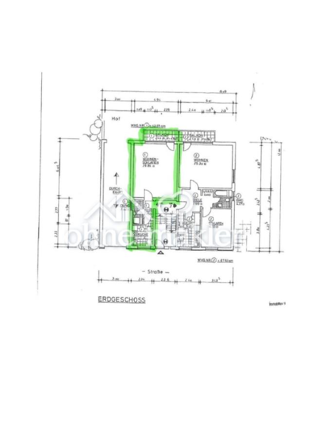 Grundriss Wohnung