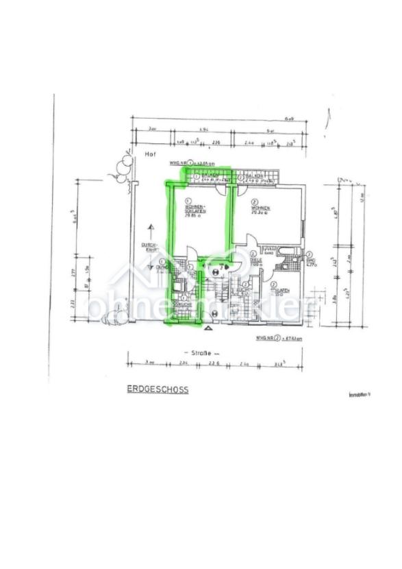 Grundriss Wohnung
