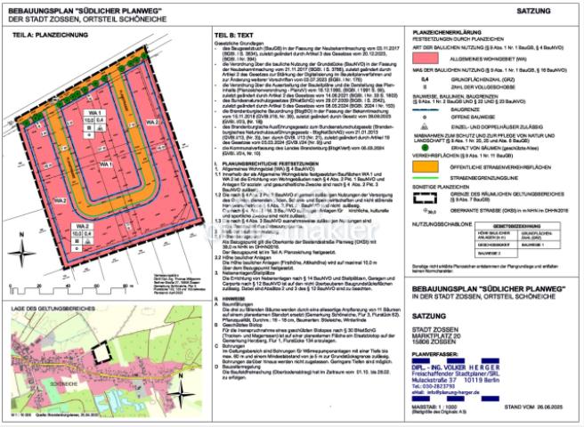 Bebauungsplan (Planzeichnung)