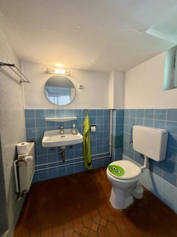 Gäste-WC im Souterrain/Untergeschoss