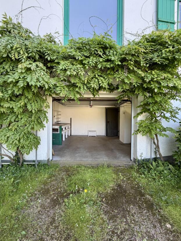 Blick in die Garage