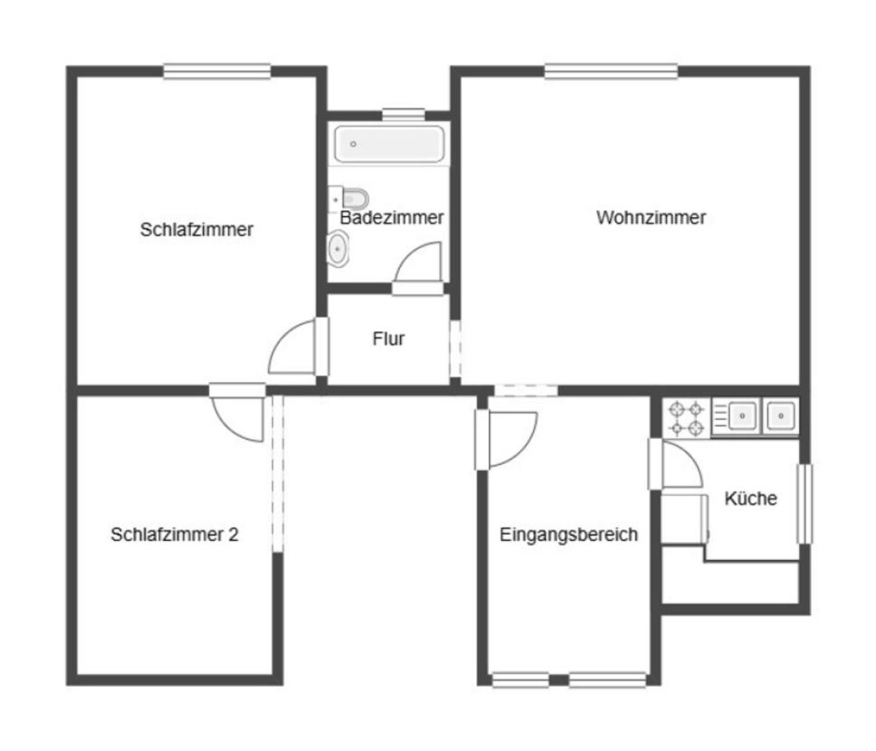 Grundriss Skizze