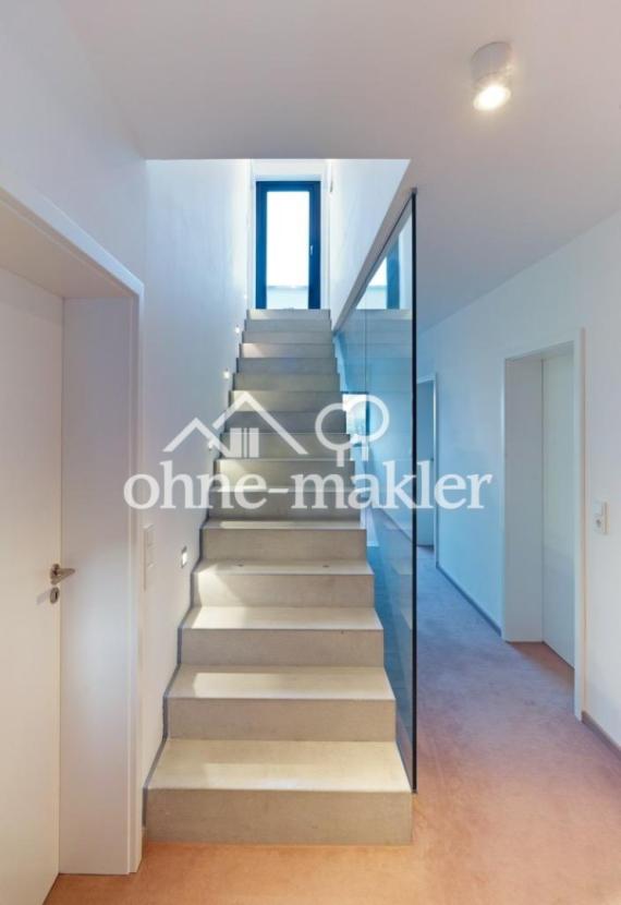 Treppe zum Staffelgeschoss