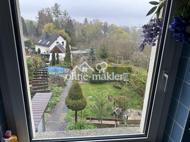 EG Blick aus dem Bad in Garten