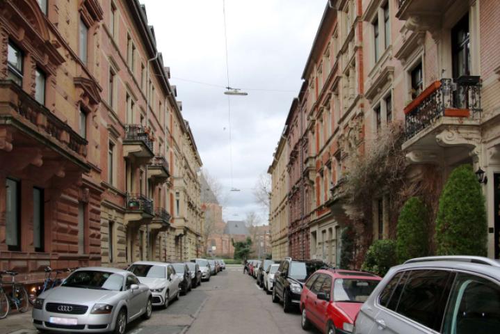 Blick links aus dem Haus