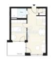 Grundriss 2 Zimmer EG 