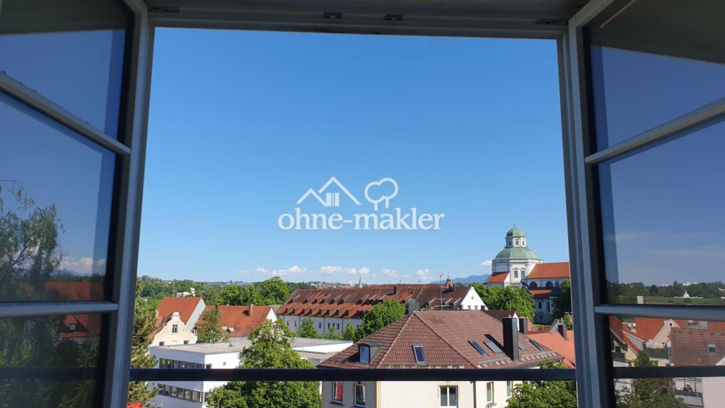 Blick aus dem Wohnzimmer