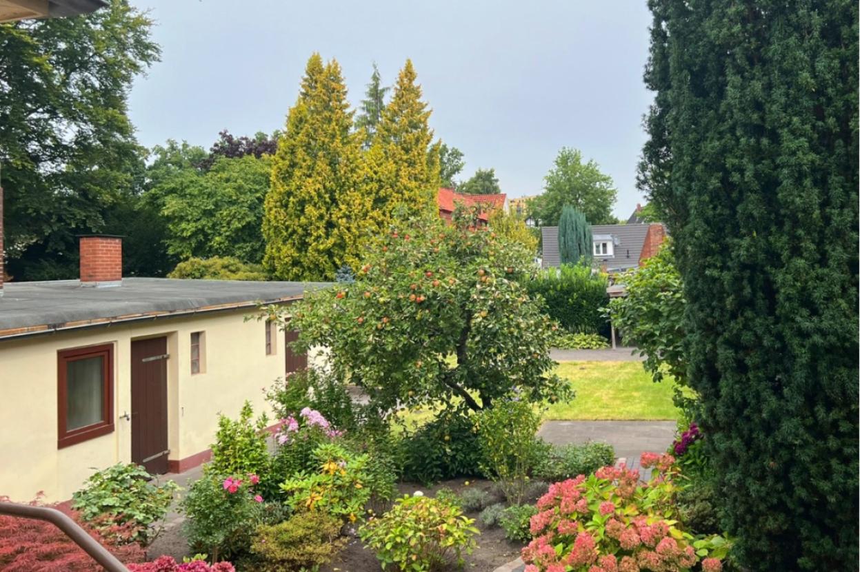 Blich in den Garten