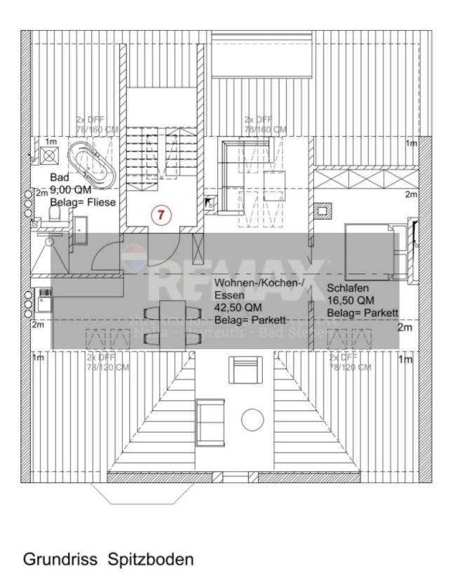 Grundriss Spitzboden 