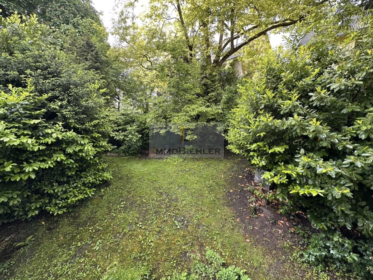 Gartensicht von der Loggia