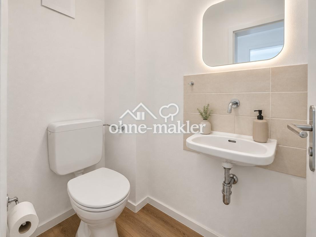 Separates Gäste WC