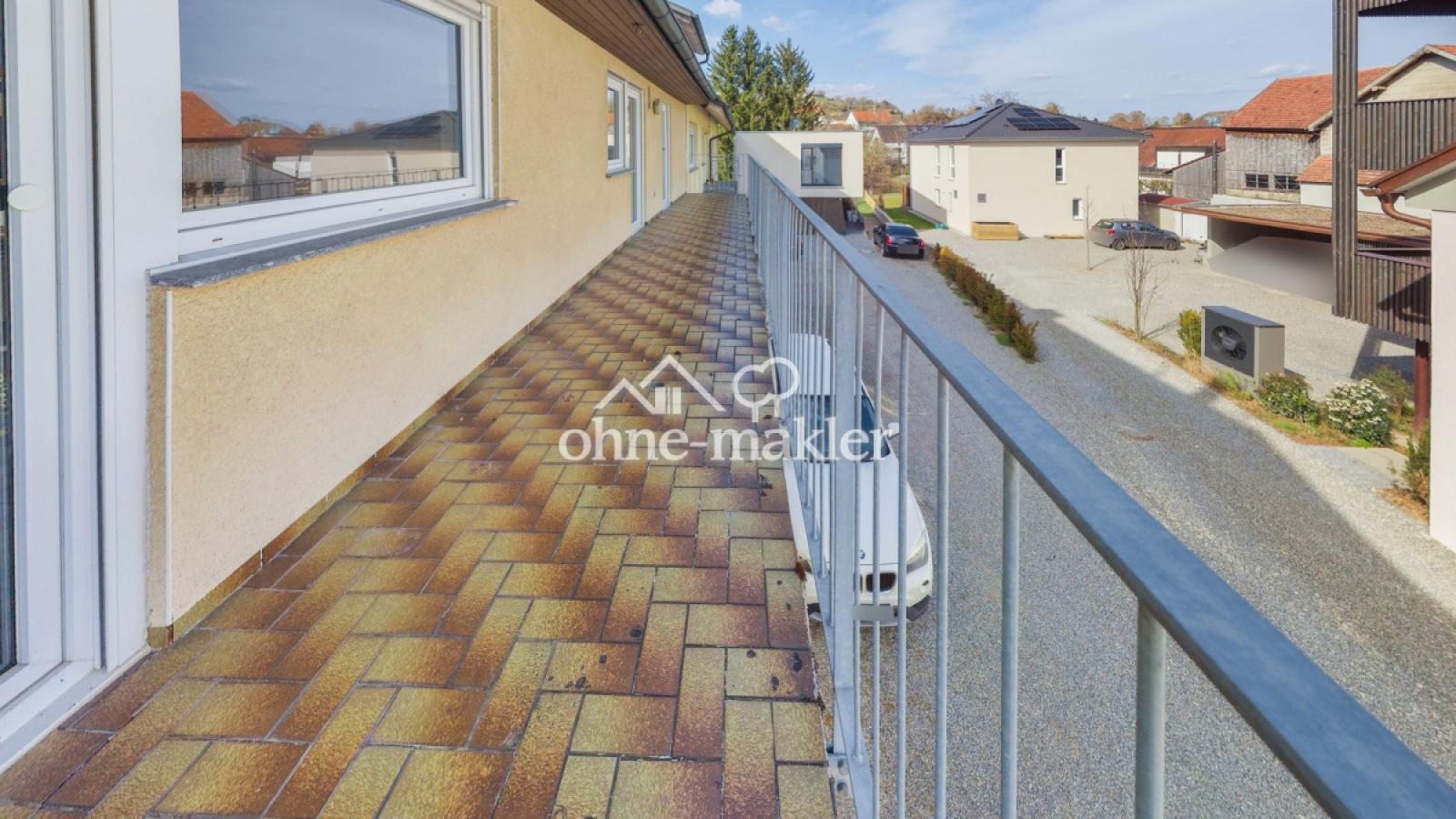 Balkon Ostseite